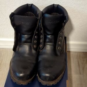 Dexter Black Work Boots Waterproof, Slip/Oil Resistant Composite Toe Mens 11